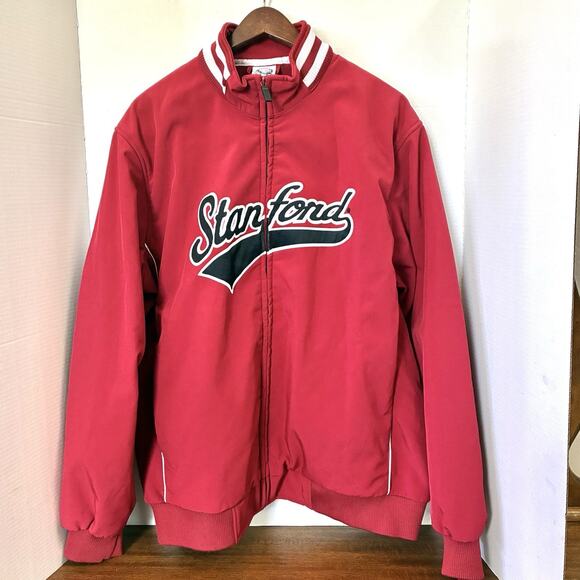 Vintage Men’s Stanford Full Zip Jacket Size L Campus Drive Palo Alto Cardinals - Picture 1 of 10